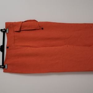 Animale linen blend trousers